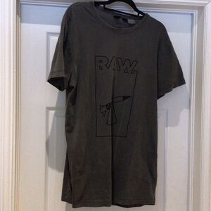 G-Star Raw Olive Graphic Short Sleeve Crewneck Tee
